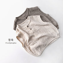 將圖片載入圖庫檢視器 25129SE-夏季兒童棉紗無袖背心
