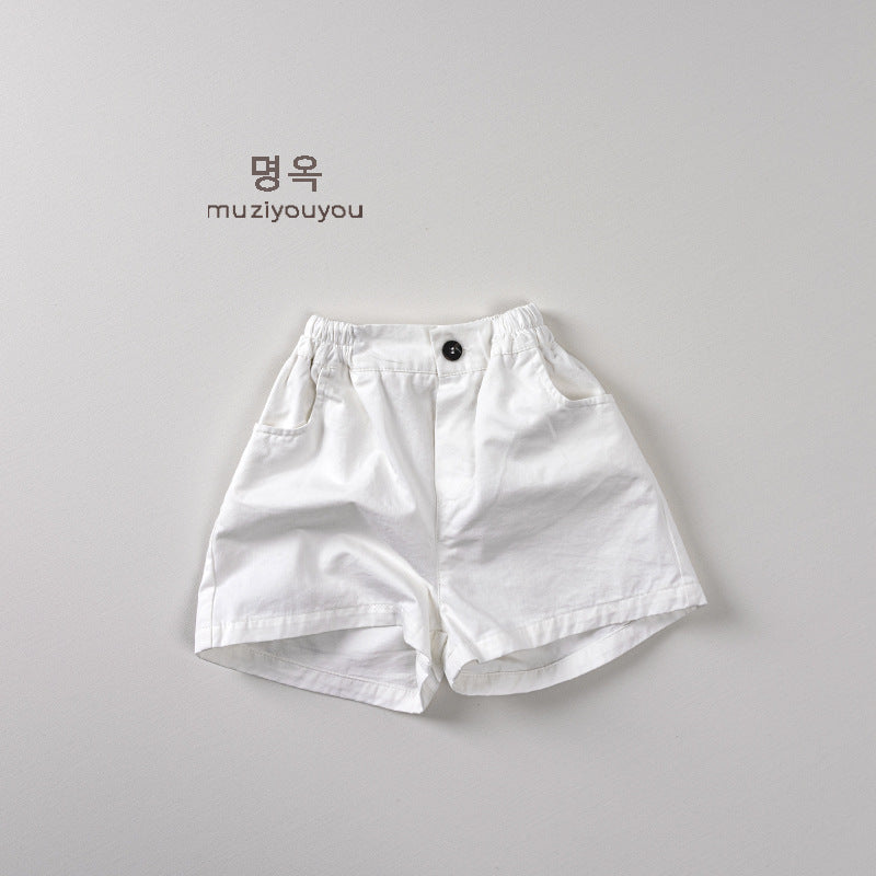 25086PA-Summer boys and girls all-match casual Korean shorts 