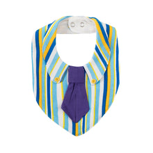 Load image into Gallery viewer, 71708AC-Baby gentleman bow tie shape pure cotton dress bibs [two pieces minimum order]
