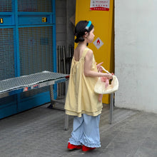 Load image into Gallery viewer, 2025X111DS-Summer Korean style solid color casual suspender dress 
