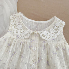 將圖片載入圖庫檢視器 H10791TG-夏季｜碎花蕾絲領｜短褲套裝
