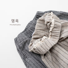 將圖片載入圖庫檢視器 26063PA-春夏｜棉麻條紋｜透氣長褲
