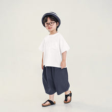 將圖片載入圖庫檢視器 S112SE-夏季｜不規則拼接純棉｜男童短袖T恤
