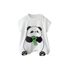 將圖片載入圖庫檢視器 2402271LS-夏季熊貓無袖短爬服
