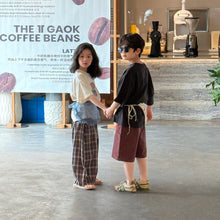 Load image into Gallery viewer, 2025X121SE-Summer Korean version of cartoon bear short-sleeved tops for boys and girls 

