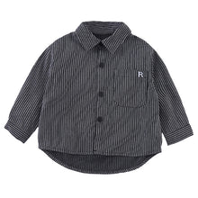 將圖片載入圖庫檢視器 CC260843SE-春秋季純棉條紋長袖襯衫
