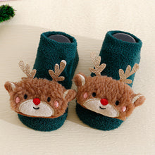 將圖片載入圖庫檢視器 S017AC-秋冬季聖誕寶寶珊瑚絨學步防滑地板襪 (三雙起批)
