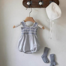 Load image into Gallery viewer, Y9624LS-夏季｜包屁衣｜格紋背帶
