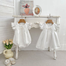 Load image into Gallery viewer, H10687LS-夏季｜蝴蝶結飛袖｜包屁裙
