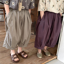 Load image into Gallery viewer, 24X14PA-夏季｜純色寬鬆｜燈籠八分褲
