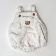 Load image into Gallery viewer, Y5230LS-Winter Cute Bear Plush Single Pocket Sling Bodysuit 
