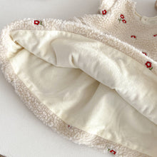 Load image into Gallery viewer, ZDQ5273LS-冬季加絨飛袖刺繡連衣裙&amp;針織上衣
