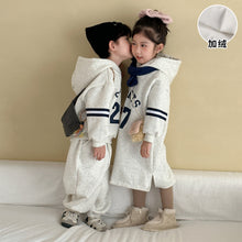 Load image into Gallery viewer, DZ250640TG-秋冬季加絨運動兩件套裝&amp;連身裙
