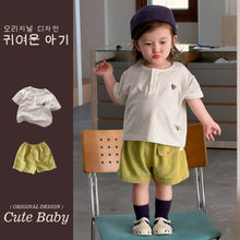 Load image into Gallery viewer, M627025TG-夏季｜條紋簡約｜短褲套裝
