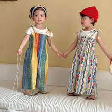 Load image into Gallery viewer, XL260742LS-夏季｜條紋寬鬆｜連體衣
