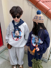 將圖片載入圖庫檢視器 2025D202TG-冬季復古卡通MK加絨休閒兩件套
