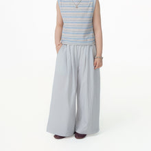 Load image into Gallery viewer, BB2611PCW-夏季｜梭織純色｜闊腿長褲
