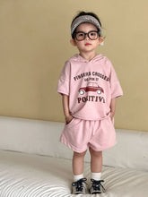 將圖片載入圖庫檢視器 XZ260881TG-夏季連帽運動套裝
