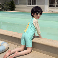 將圖片載入圖庫檢視器 43001TG-夏季｜卡通小恐龍｜連體防曬泳衣套裝
