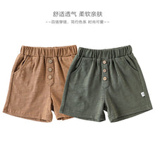 將圖片載入圖庫檢視器 D25092PA-夏季嬰兒純棉排扣短褲
