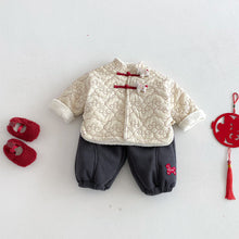 將圖片載入圖庫檢視器 ZDW5709SE-冬季中國風繡線小馬夾棉外套
