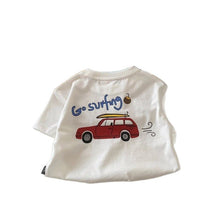 Load image into Gallery viewer, 71404SE-夏日兒童純棉短袖車車上衣
