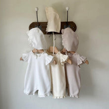 Load image into Gallery viewer, Y9643LS-夏季｜包屁衣｜華夫格荷葉袖

