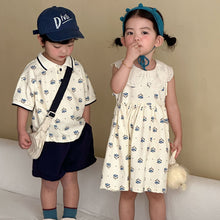 將圖片載入圖庫檢視器 XZ260861TG-夏季碎花兄妹短袖套裝
