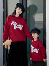 Load image into Gallery viewer, 2026010606SE-秋冬季新年拜年服加絨親子裝
