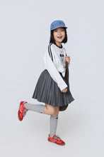 將圖片載入圖庫檢視器 BB2617PCW-秋日美式卡通插肩袖上衣
