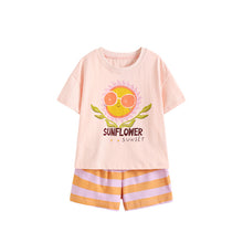 Load image into Gallery viewer, 111074TG-夏季男童圓領休閒套裝
