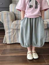 Load image into Gallery viewer, 25X03PA-夏季｜純色牛仔｜寬鬆七分褲
