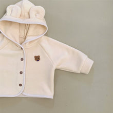 將圖片載入圖庫檢視器 Y7553SE-秋冬加絨外套｜小熊繡花雙面絨
