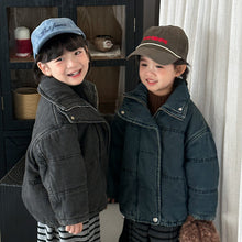 Load image into Gallery viewer, 25D23SE-冬季加厚牛仔外套｜保暖棉袄大衣款
