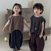 Load image into Gallery viewer, 25X30PA-夏季｜拼接純色｜防蚊九分褲
