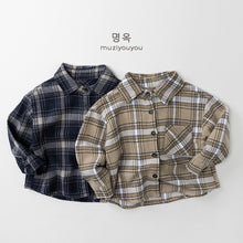 Load image into Gallery viewer, 26009SE-春季森林系休閒格子襯衫
