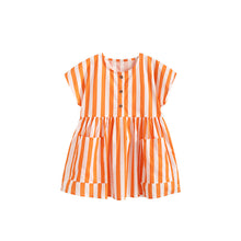 Load image into Gallery viewer, 11021DS-夏季格紋公主連衣裙
