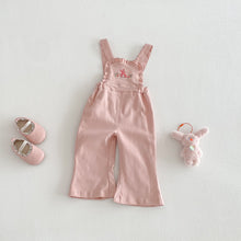 Load image into Gallery viewer, ZCK6067LS-春季刺繡背帶長褲&amp;娃娃上衣
