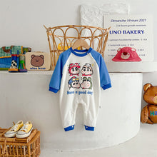 將圖片載入圖庫檢視器 110601LS-秋季男女寶寶棉質柔軟連身衣
