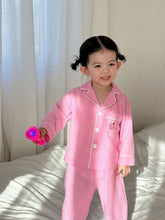 將圖片載入圖庫檢視器 CJ260869TG-春秋季兒童純棉格子家居兩件套
