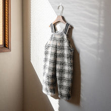 將圖片載入圖庫檢視器 Y5538LS-秋冬格子背帶褲｜兔子印花加厚款
