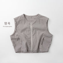 將圖片載入圖庫檢視器 26073SE-春夏｜波點條紋｜馬甲背心
