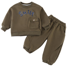 將圖片載入圖庫檢視器 CZ260873TG-春秋休閒運動衛衣褲套裝
