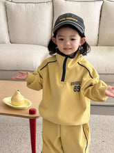 將圖片載入圖庫檢視器 CZ260694TG-春秋季拉鍊立領寬鬆運動兩件套
