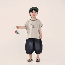 Load image into Gallery viewer, S097SE-夏日撞色圓領短袖上衣
