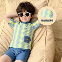 將圖片載入圖庫檢視器 43003TG-夏季｜卡通鯊魚｜分體泳衣泳褲套裝
