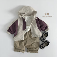 Load image into Gallery viewer, 25021SE-春季撞色連帽外套
