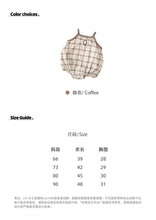 Load image into Gallery viewer, 622128LS-夏季｜格子吊帶｜男寶卡通包屁衣哈衣
