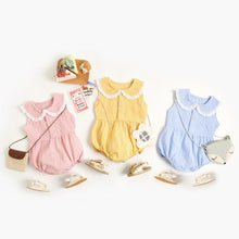 Load image into Gallery viewer, BRS1057LS-Summer Korean style baby girl&#39;s bodysuit 
