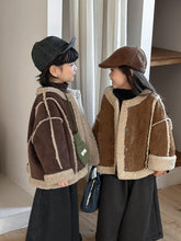 將圖片載入圖庫檢視器 25D18SE-冬季複合式皮毛一體外套
